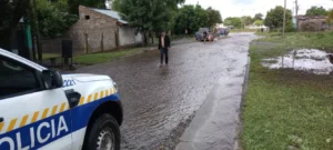 Calle inundada