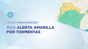 Alerta amarilla tormentas SMN