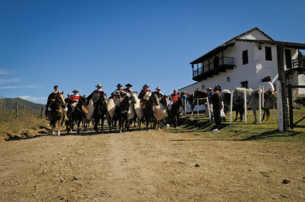 Gauchos cabalgata