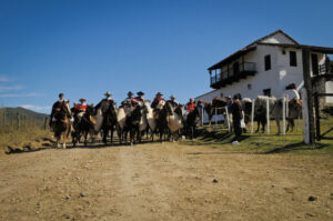 Gauchos cabalgata