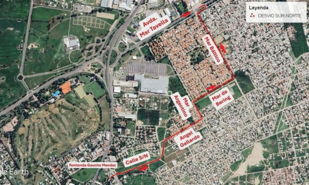 Plan Vial: Desde hoy, nuevos desvíos por las obras en la zona sur